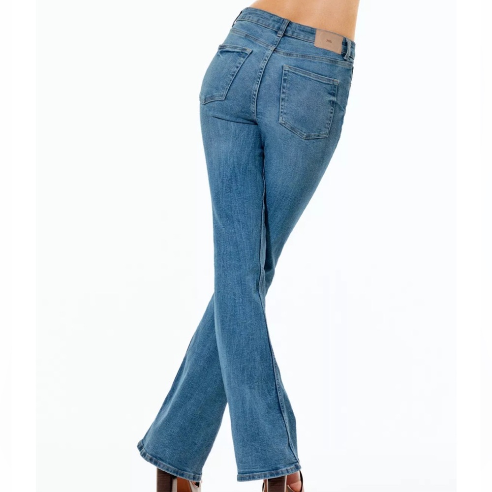 Zara High Waisted Flare Jeans